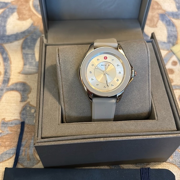 Michele Silver and Gray Wearable Watch - Picture 2 of 9